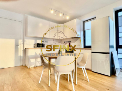 Win Herastrau, 3 camere mobilat modern, spatios si luminos, cu parcare