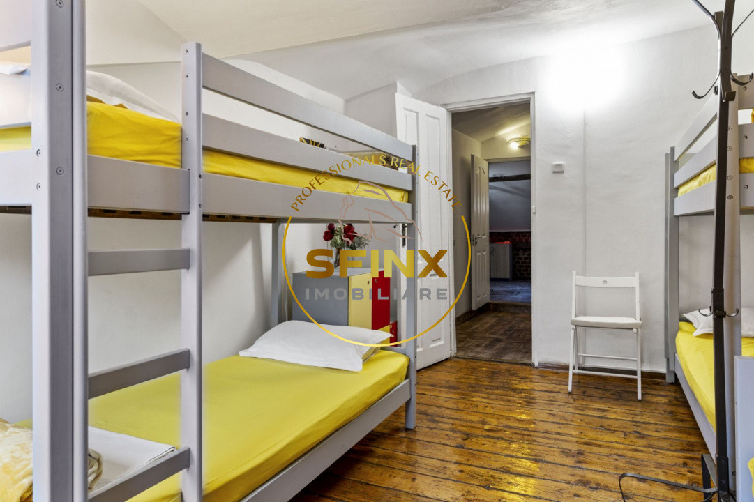 8 camere | Casa individuala de inchiriat | Pretabil Hostel | Cazare muncitori