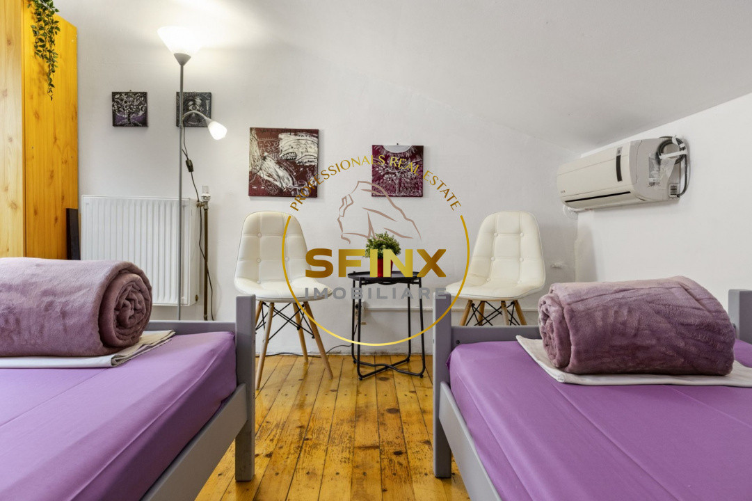 8 camere | Casa individuala de inchiriat | Pretabil Hostel | Cazare muncitori