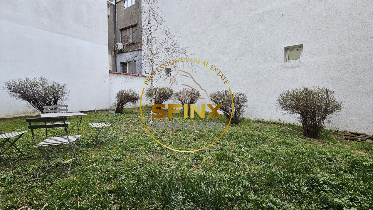 Unirii, pet friendly, ground floor apartment with 150 sqm garden, 3 parking