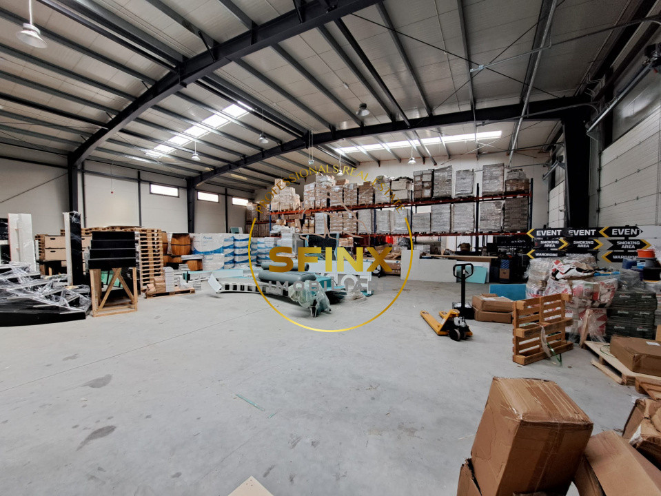 Spatiu industrial clasa A | centura nord-vest | Mogosoaia | 7m inaltime
