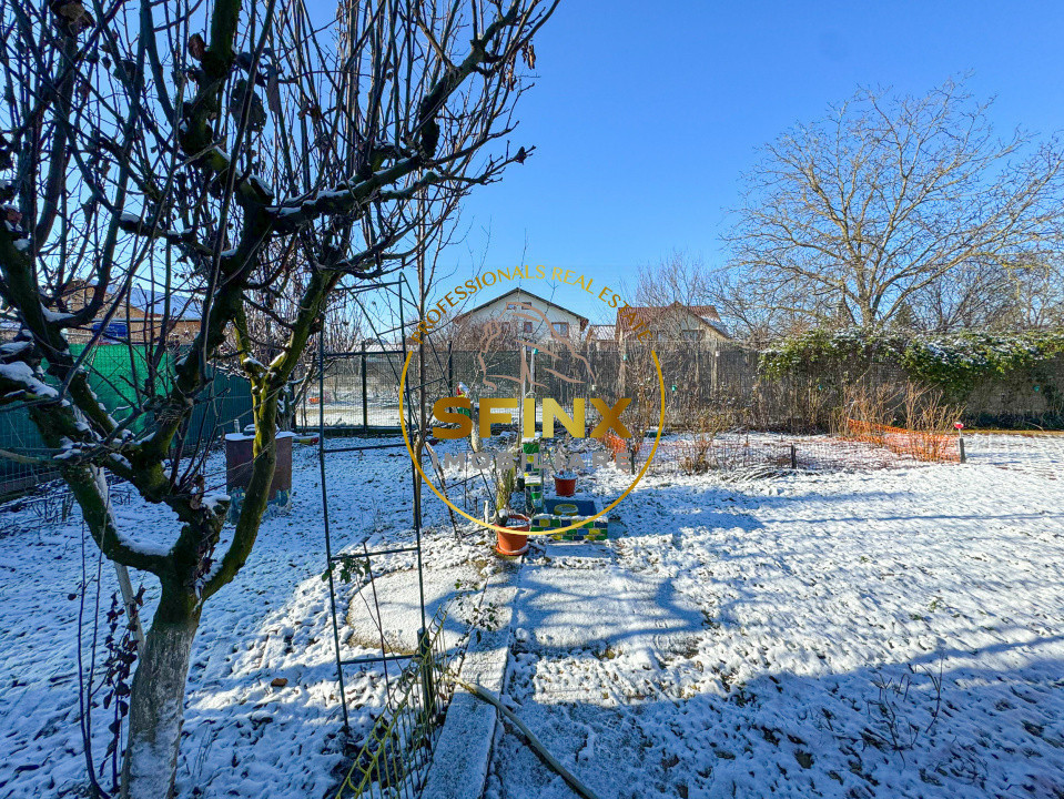 Vilă cochetă cu livadă| Balotesti| curte 562 mp| garaj 4 mașini | mobilată