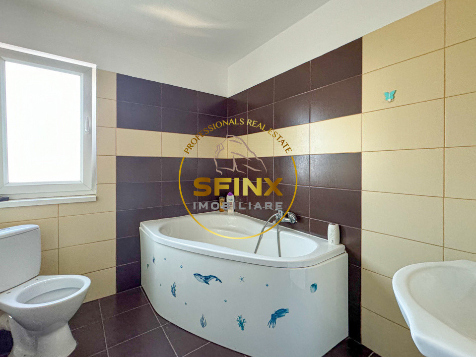 Vilă cochetă cu livadă| Balotesti| curte 562 mp| garaj 4 mașini | mobilată