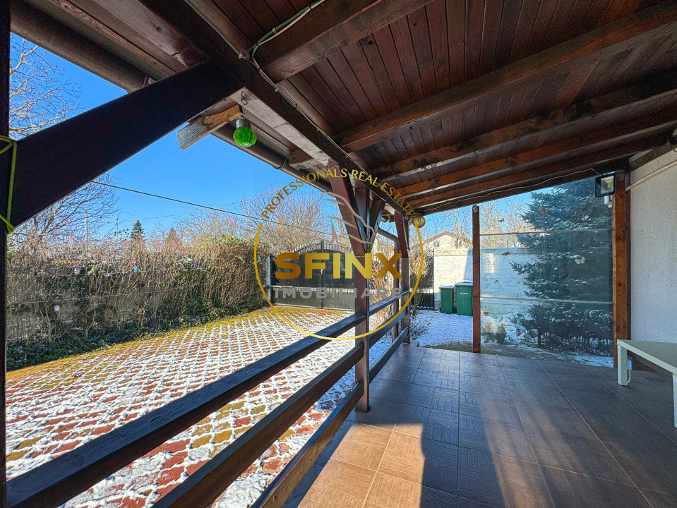 Vilă cochetă cu livadă| Balotesti| curte 562 mp| garaj 4 mașini | mobilată