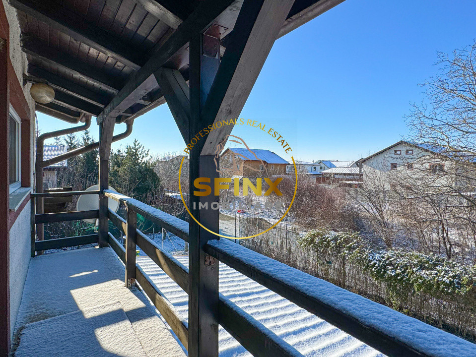 Vilă cochetă cu livadă| Balotesti| curte 562 mp| garaj 4 mașini | mobilată