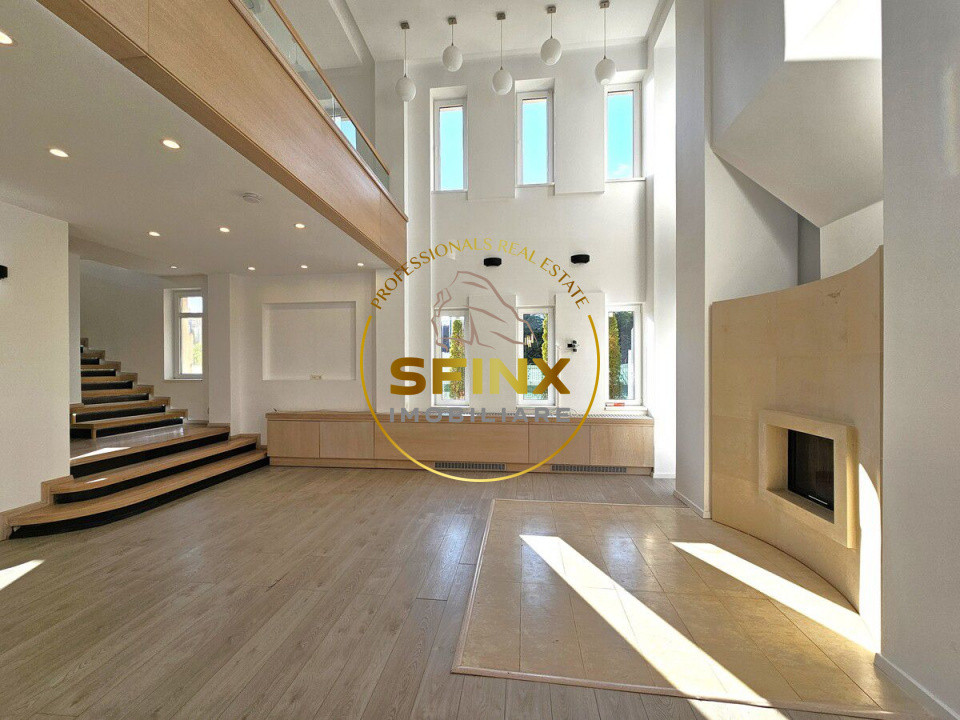 Baneasa Residential Park, 5 bedroom villa with large courtyard, parking, garage