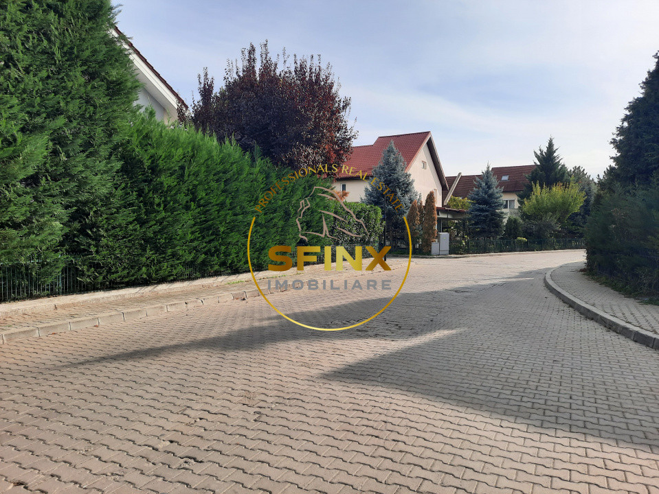 Baneasa Residential Park, 5 bedroom villa with large courtyard, parking, garage