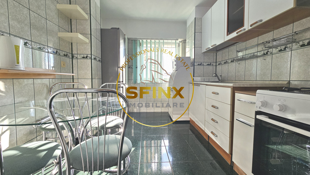 3 camere  Piata Alba Iulia/ Decebal/ bloc 92/ decomandat/ 2 bai/ 2 balcoane