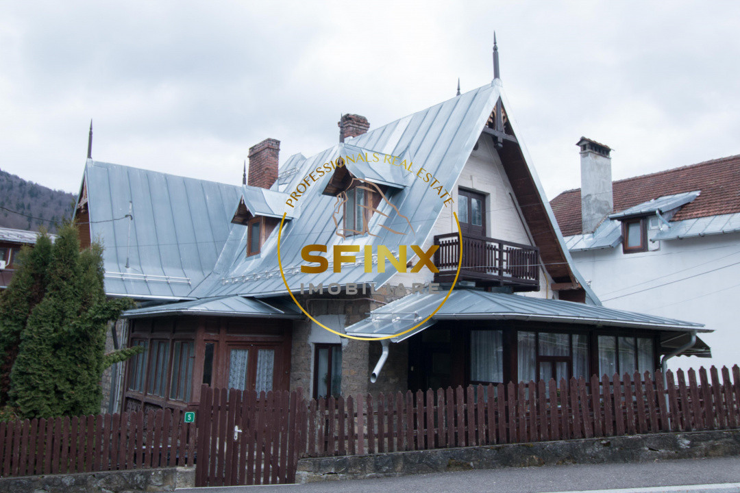 Vila Viorica Kogalniceanu - monument istoric de vanzare central Sinaia
