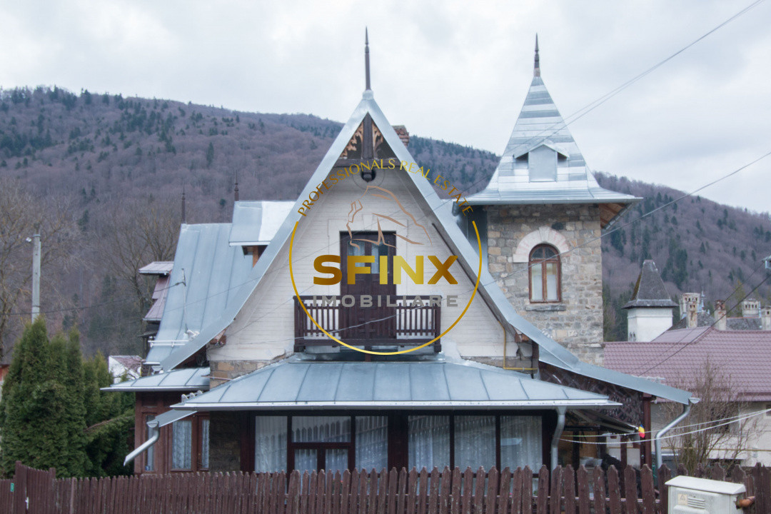 Vila Viorica Kogalniceanu - monument istoric de vanzare central Sinaia