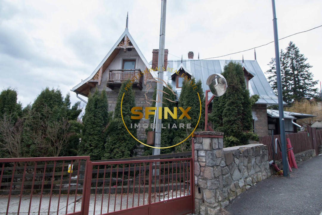 Vila Viorica Kogalniceanu - monument istoric de vanzare central Sinaia