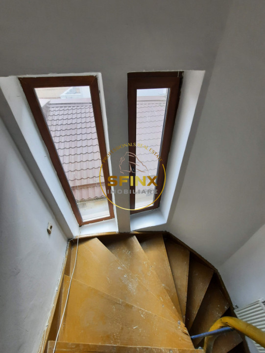 Langa Parcul Cismigiu  vanzare apartament  2 camere mansarda vila interbelica