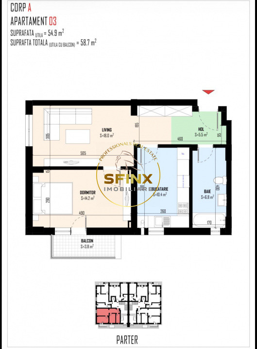 Apartament 2 camere || Bragadiru || Curte + Loc de parcare  