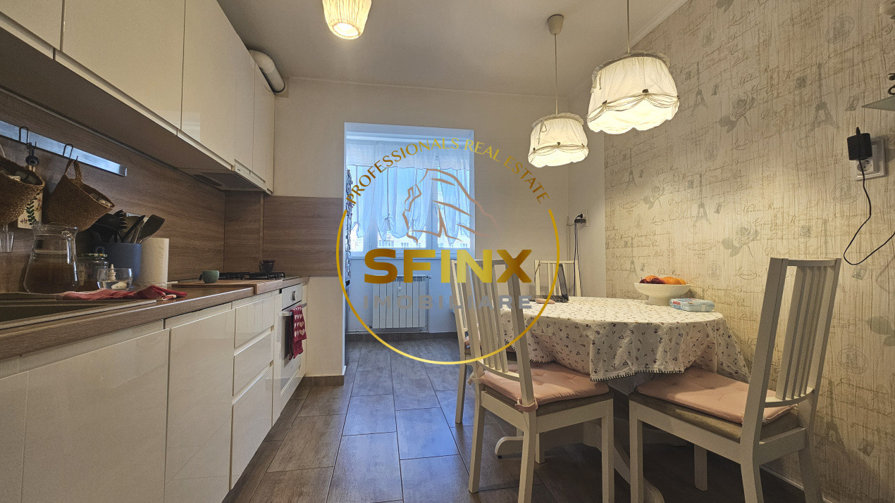 3 camere/ Mega Mall/ bloc 1981/ renovat integral/ mobilat/ gata de mutat