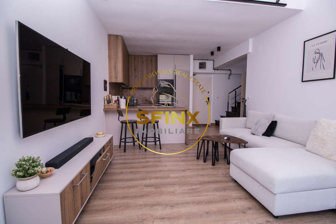 Apartament cu scara interioara + loc de parcare inclus de vanzare in Sinaia 