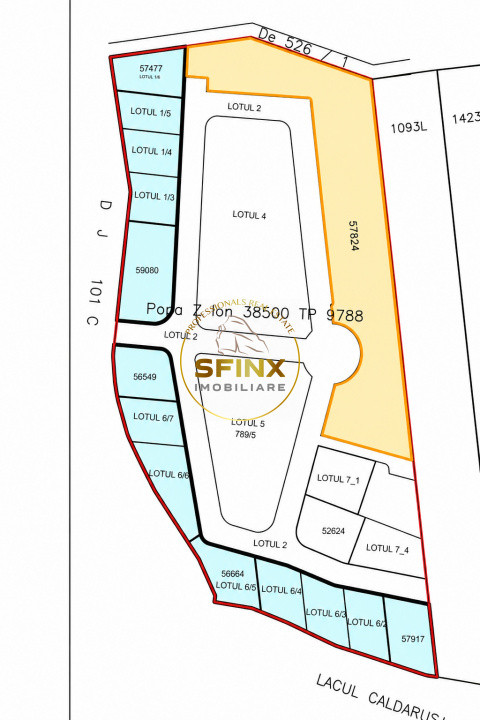 Teren cu PUZ Caldarusani lac/padure 11700 mp 