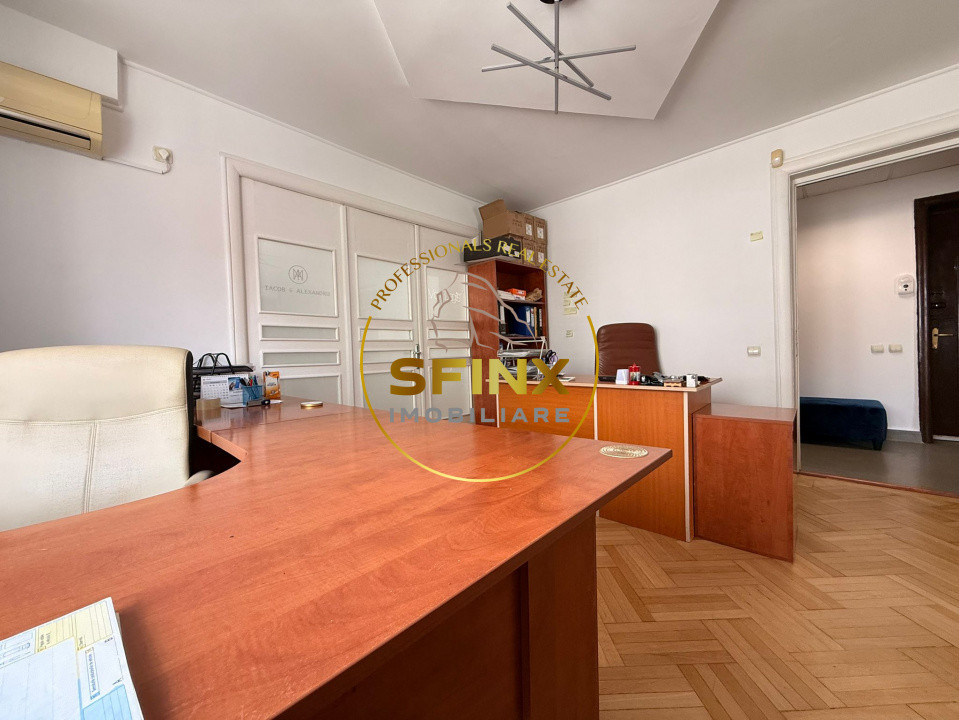 4 camere birouri – Unirii | luminos, liniștit | CT proprie | 3AC