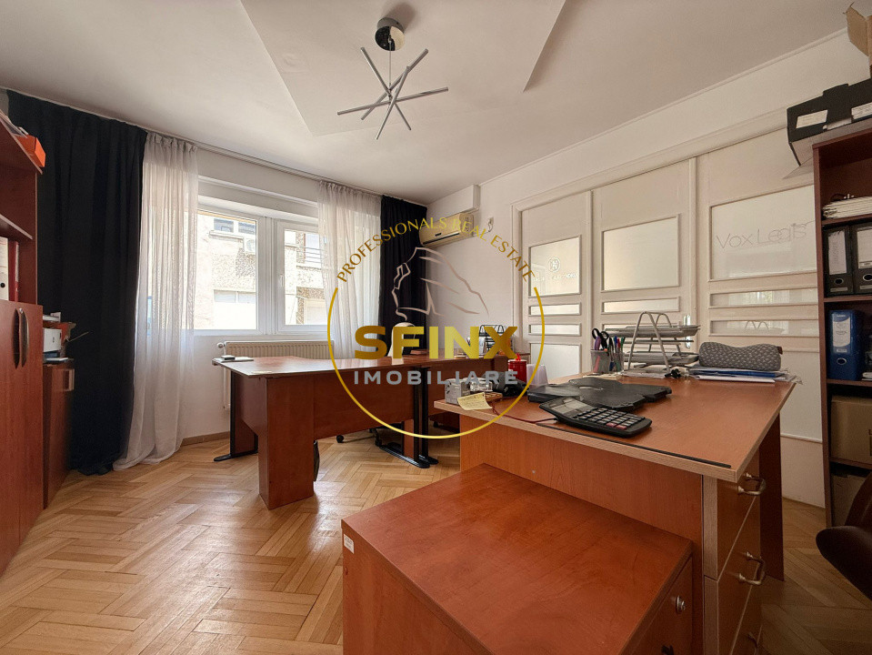 4 camere birouri – Unirii | luminos, liniștit | CT proprie | 3AC