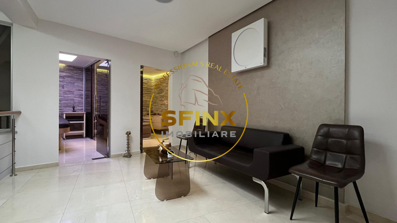 Inchiriere spatiu comercial BeautyHub utilat mobilat 