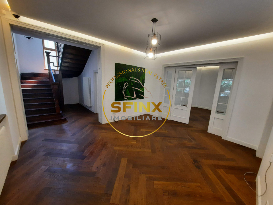 Cotroceni, inchiriere vila eleganta 11 camere, renovata, pentru birouri