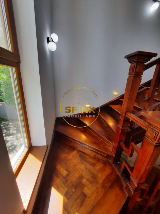 Cotroceni, inchiriere vila eleganta 11 camere, renovata, pentru birouri