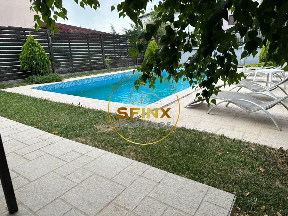 Vila cu piscina, stil mediteraneean, oras Magurele