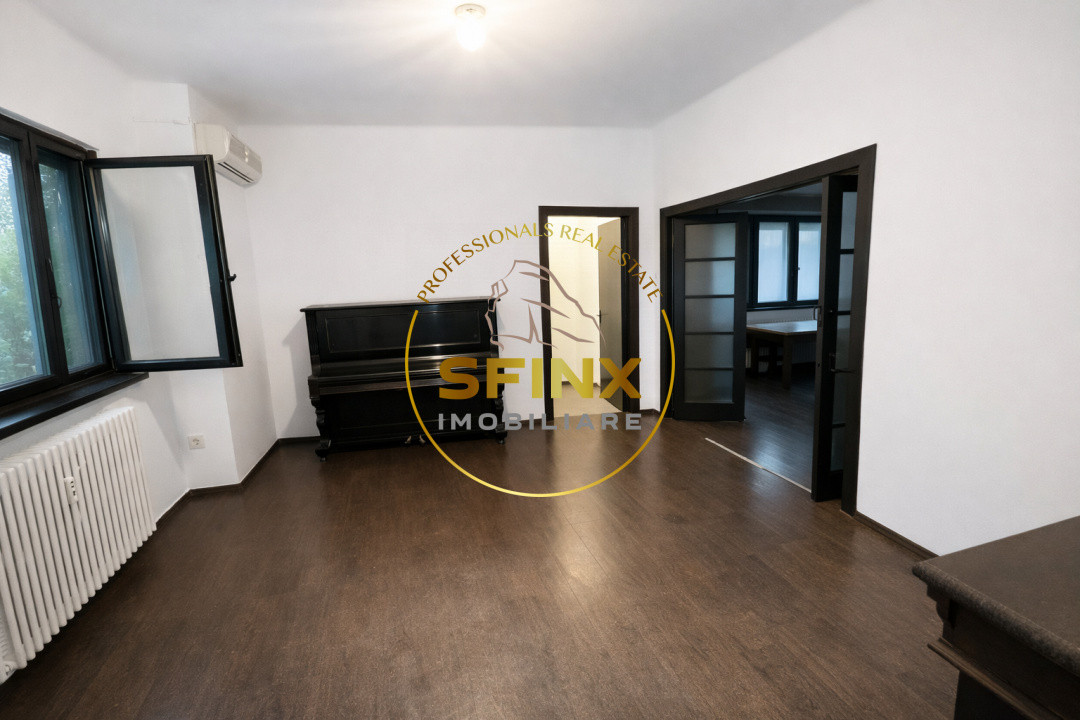 Inchiriere apartament 3 camere, parter vila, Foisorul de Foc, ideal birou avocat