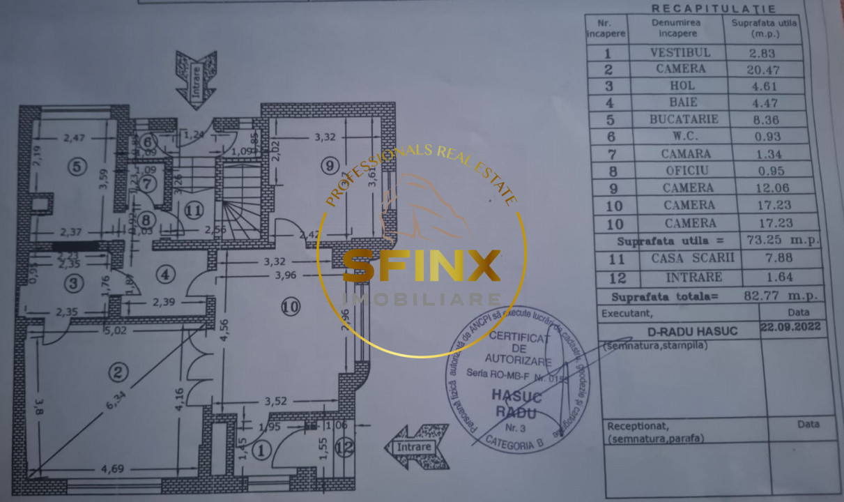 Inchiriere apartament 3 camere, parter vila, Foisorul de Foc, ideal birou avocat