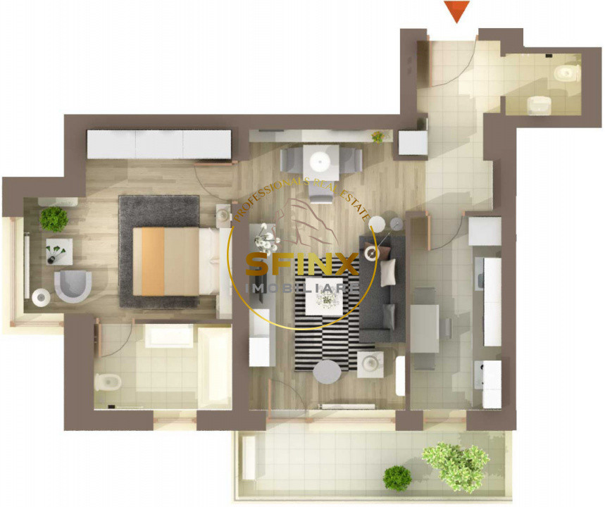 De inchiriat 2 camere Baneasa - Pipera | Pet friendly | Loc de parcare