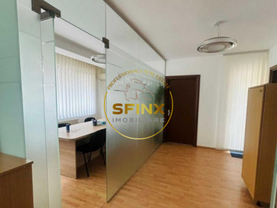 Spatiu birou Muncii/ 3 camere/ receptie/ intreg etajul 1/ semimobilat/ vila