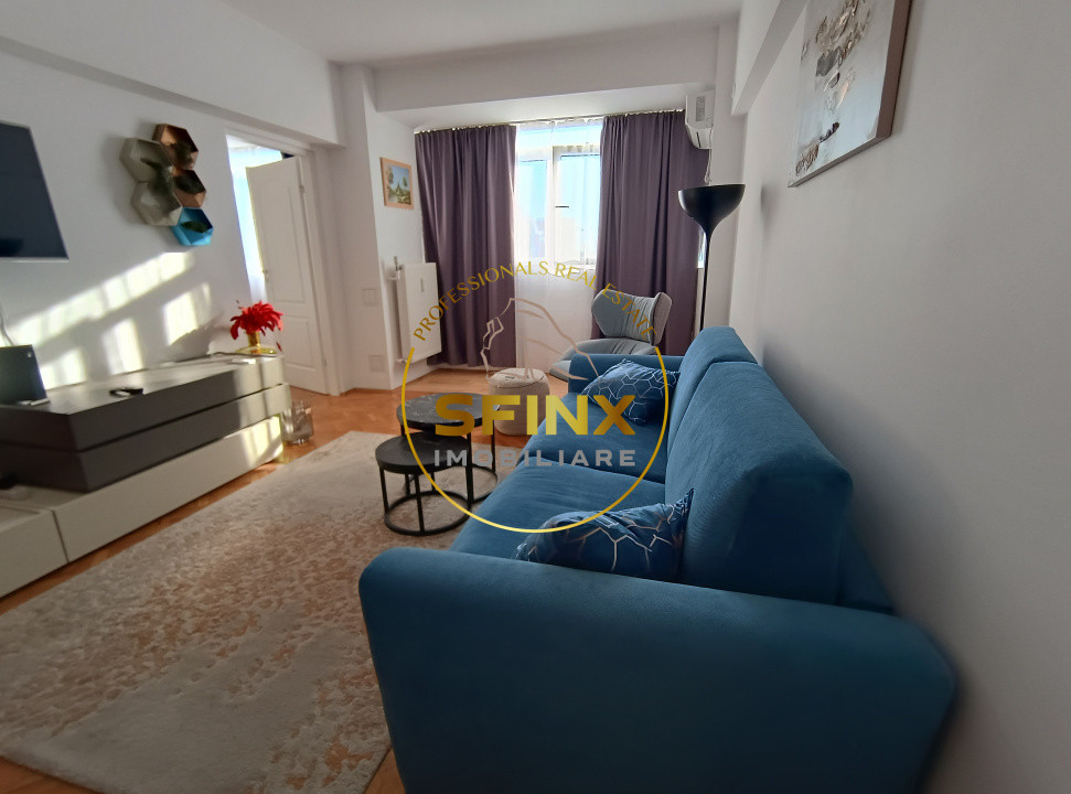 Apartament superb, format circular, doua camere, in Centrul Bucurestiului