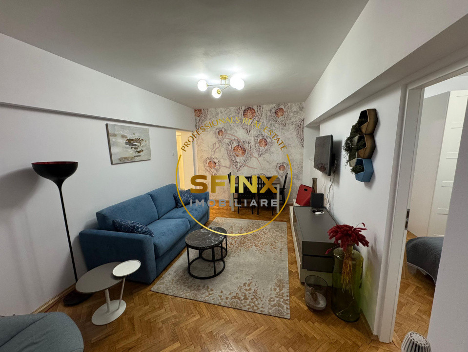Apartament superb, format circular, doua camere, in Centrul Bucurestiului