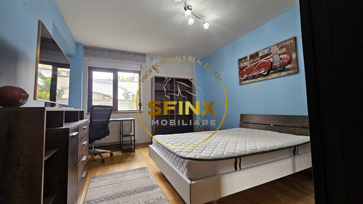 Eminescu, ground floor apartment for rent, terrace, garden, parking