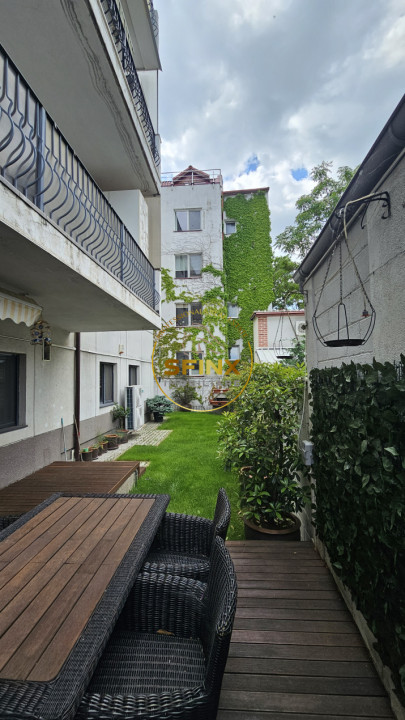 Eminescu, ground floor apartment for rent, terrace, garden, parking