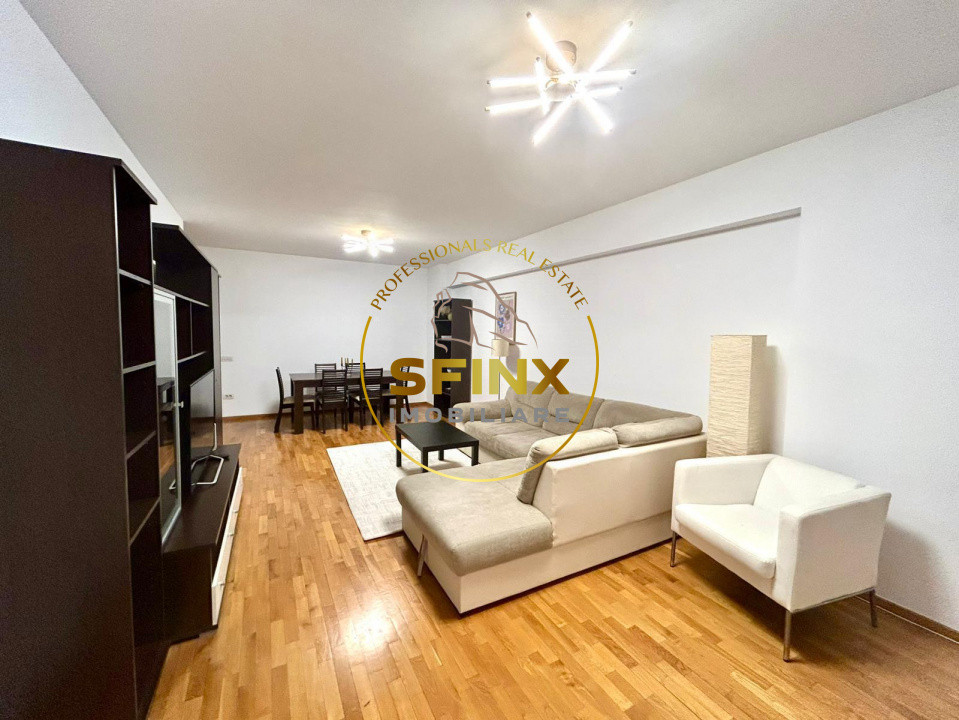 Nordului Parc Herastrau, inchiriere 2 camere 78m, pet friendly, terasa, parcare