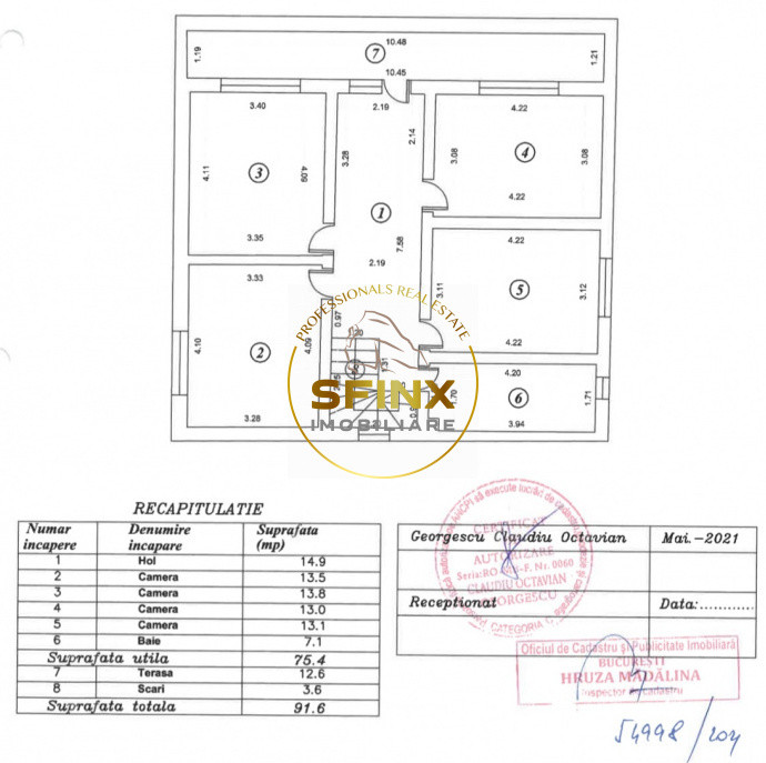 Casa individuala 7 camere Baneasa | curte si garaj | Padurea Baneasa 