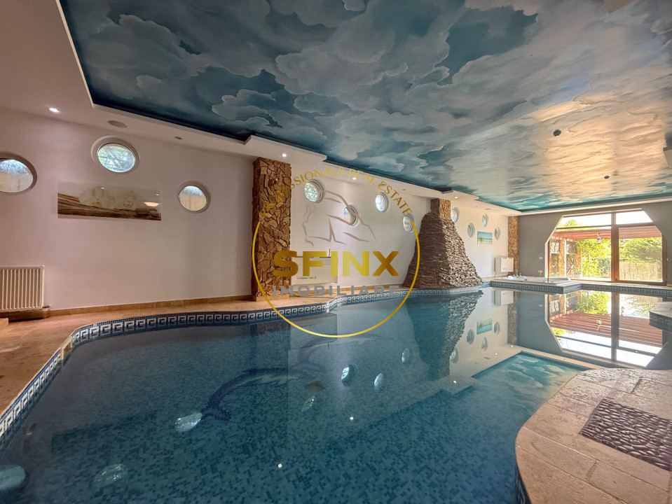 Casa cu vedere la lac | Piscina interioara | Sala de sport | Ideala evenimente 