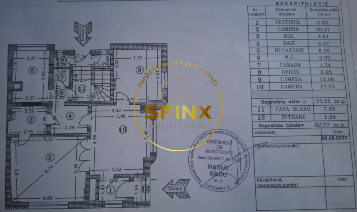 Apartament frumos, la parterul unei vile frumoase, zona Foisorul de Foc