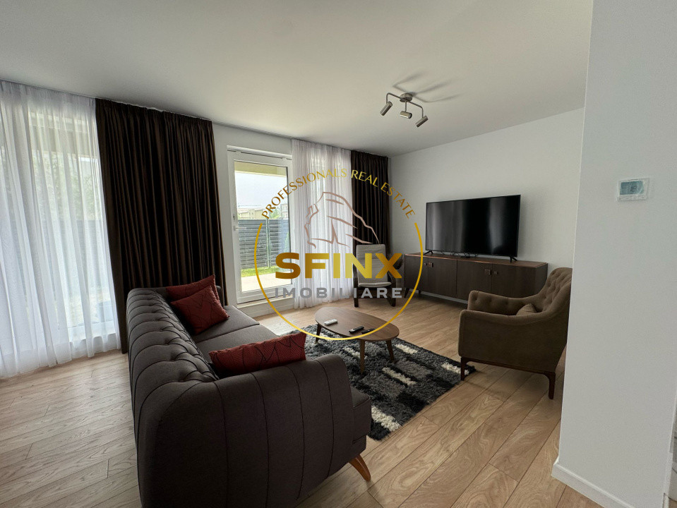 Pipera, vila noua de vanzare, 5 camere, in campus rezidential modern