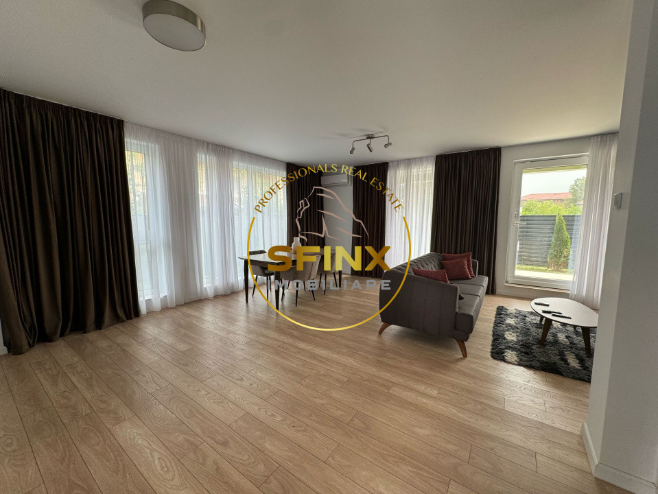 Pipera, vila noua de vanzare, 5 camere, in campus rezidential modern