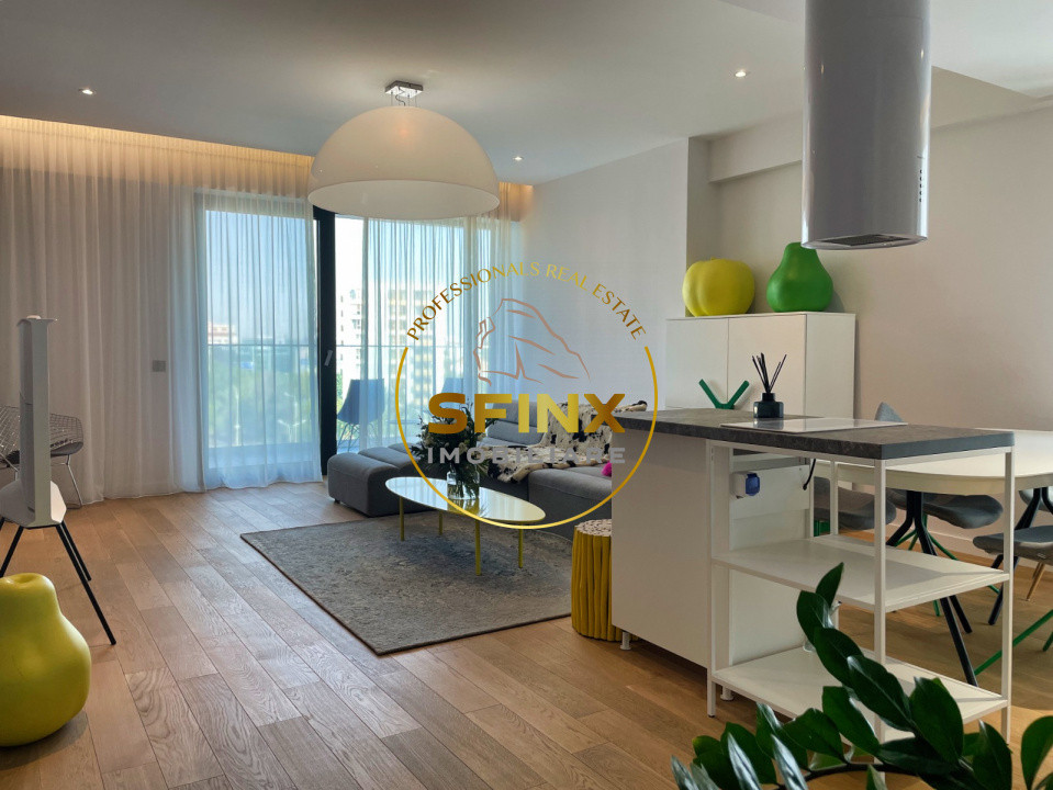 3 camere  One Tower Herastrau/ 130 mp/ terasa 12 mp/ parcare