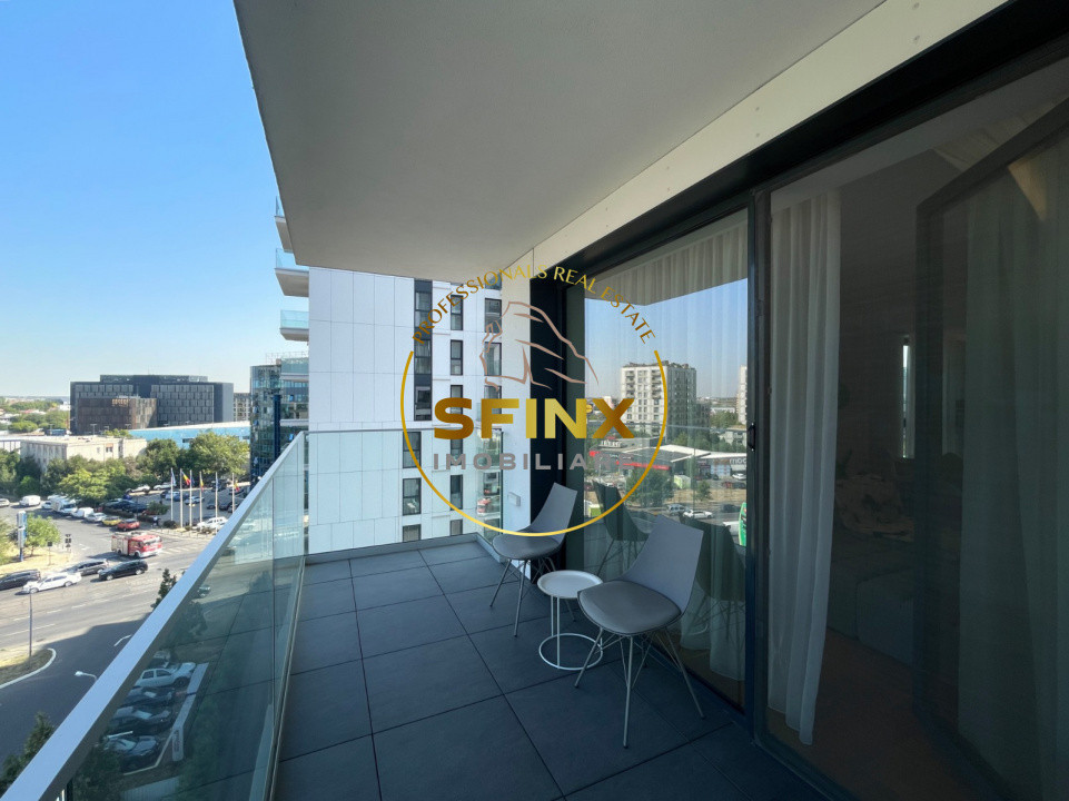 3 camere  One Tower Herastrau/ 130 mp/ terasa 12 mp/ parcare