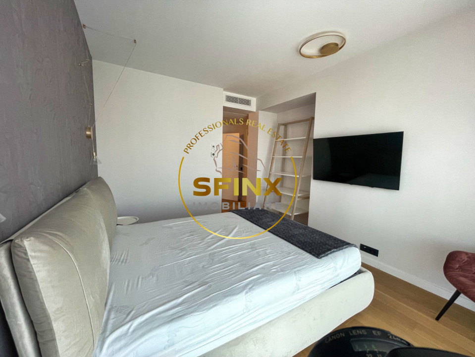3 camere  One Tower Herastrau/ 130 mp/ terasa 12 mp/ parcare