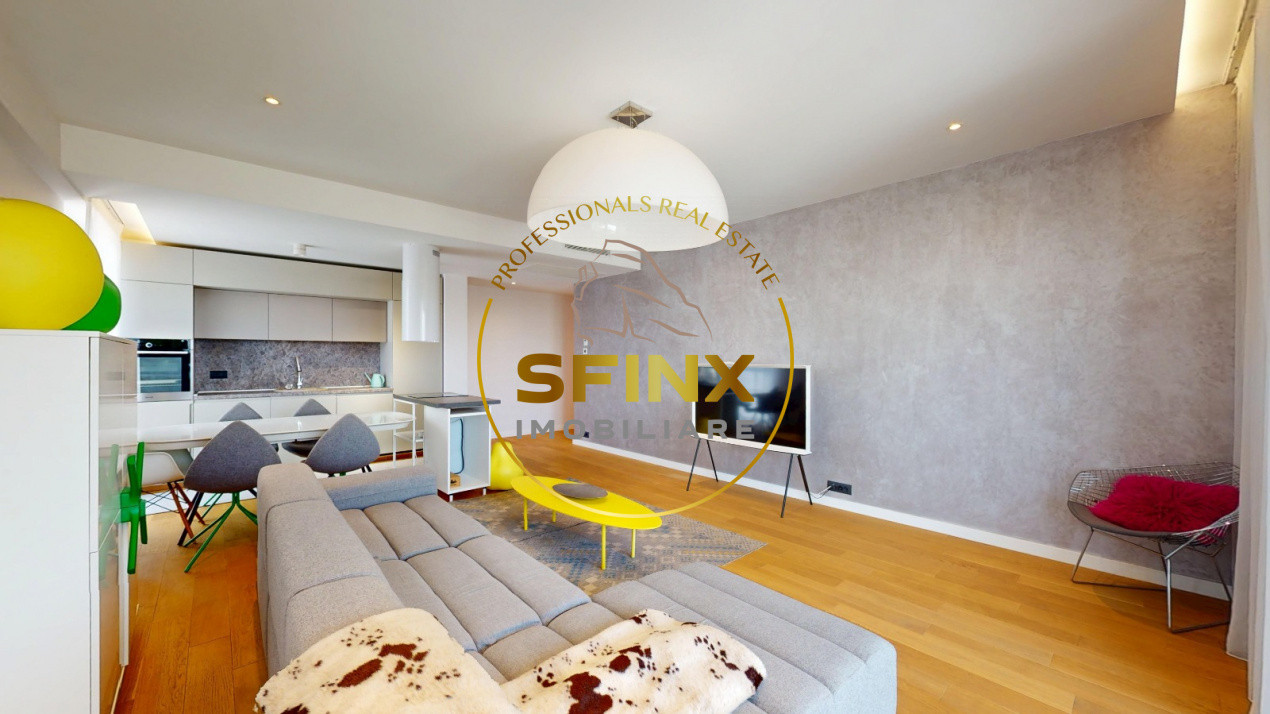 3 camere | One Tower Herastrau | 130 mp | terasa 12 mp | parcare
