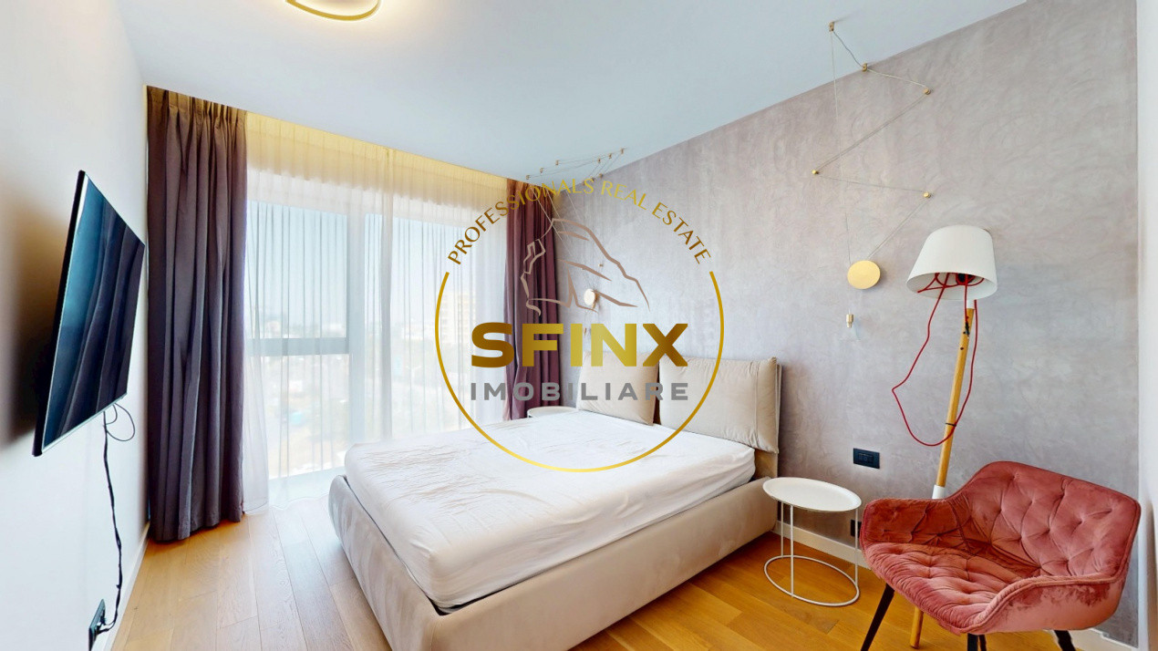 3 camere | One Tower Herastrau | 130 mp | terasa 12 mp | parcare
