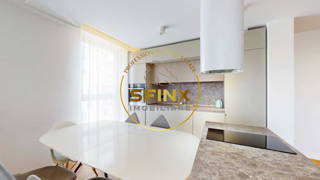 3 camere | One Tower Herastrau | 130 mp | terasa 12 mp | parcare