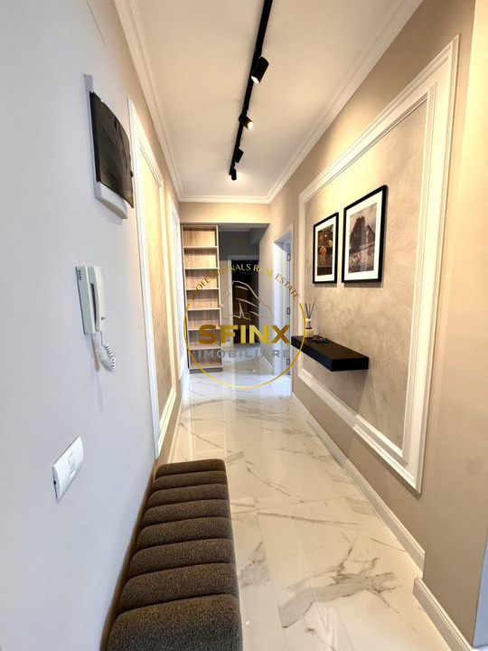 Baneasa, first rental, 3 room furnished apartment, beautiful 800 sqm garden