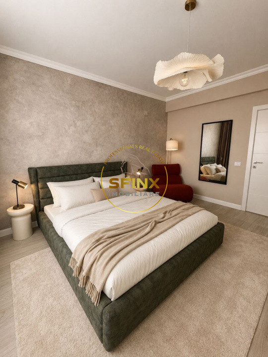Baneasa, first rental, 3 room furnished apartment, beautiful 800 sqm garden