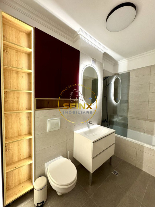 Baneasa, first rental, 3 room furnished apartment, beautiful 800 sqm garden