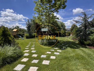Baneasa, first rental, 3 room furnished apartment, beautiful 800 sqm garden